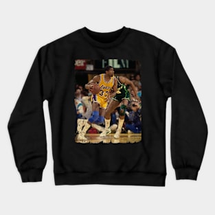 Scenery From Lakers vs Bucks Throughout The 1980's Crewneck Sweatshirt